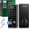 Fingerprint Lock-KUCACCI-Keypad-Smart Door Lock Deadbolt with Keypad: Keyless Entry Door Lock – Fingerprint Lock for Front Door – Electronic Lock with Bluetooth and APP Control – Waterproof IP66 for Outdoor 5