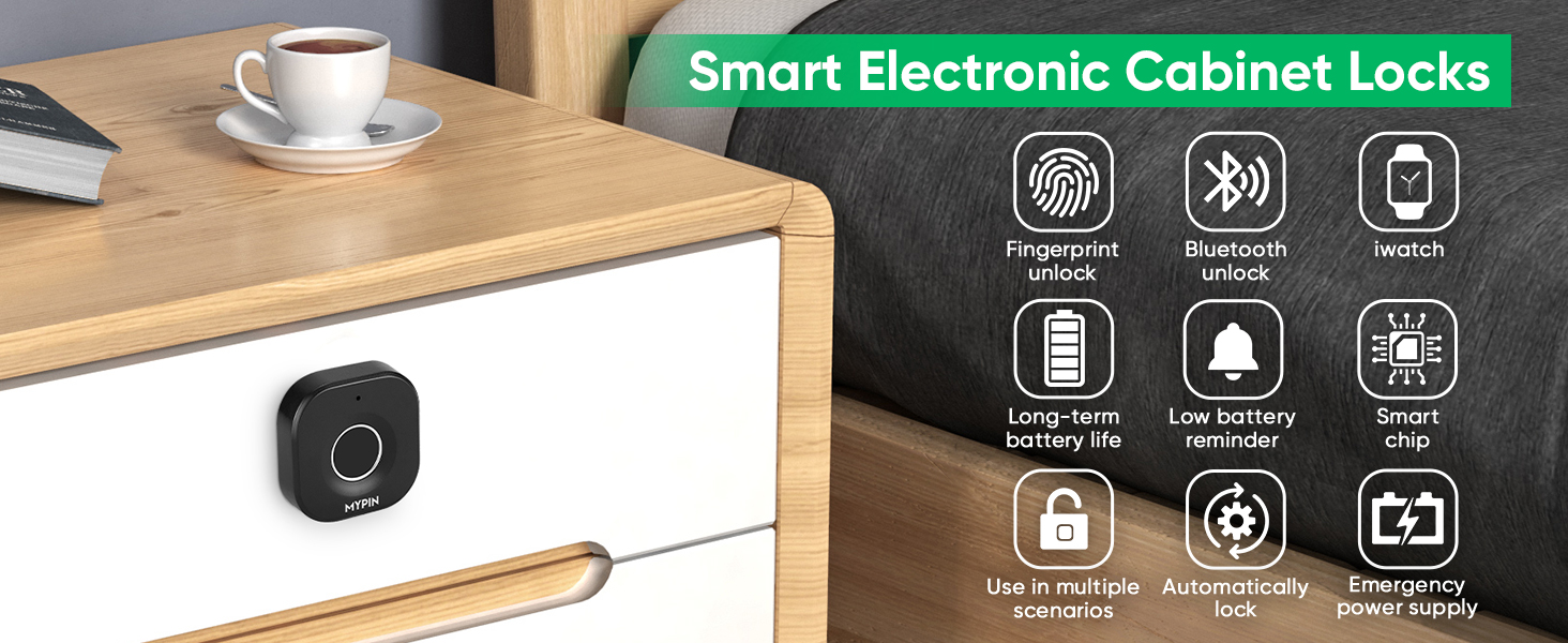 Bluetooth Fingerprint Cabinet Lock